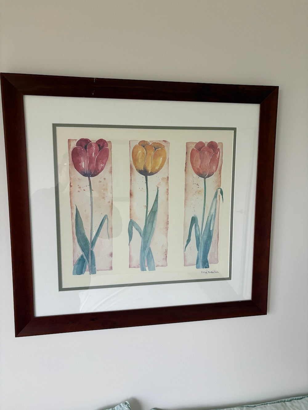 Framed Tulip print