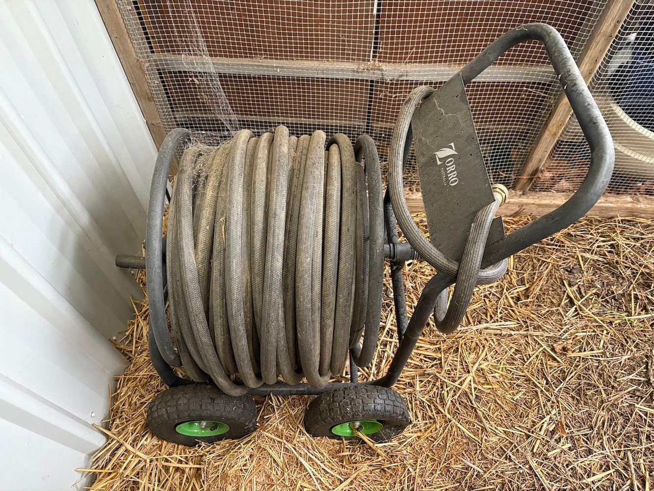 Hose Reel on Trolley
