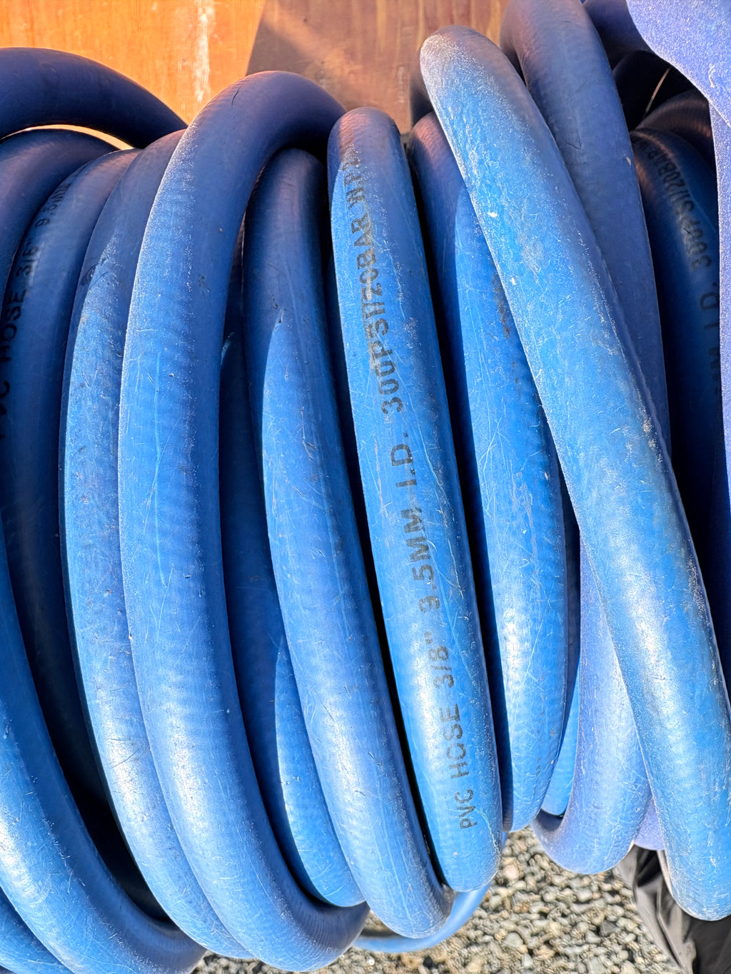 30 metre spray hose on reel